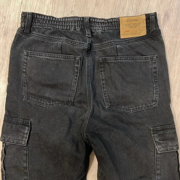 American Vintage Black Cargo Pants - Picture 4 of 4